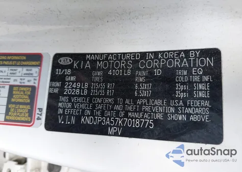 2019 Kia Soul + from USA, damaged, VIN KNDJP3A57K7018775